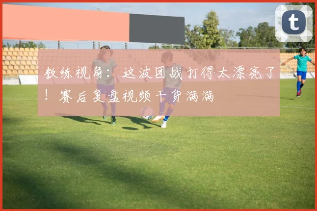 教练视角：这波团战打得太漂亮了！赛后复盘视频干货满满